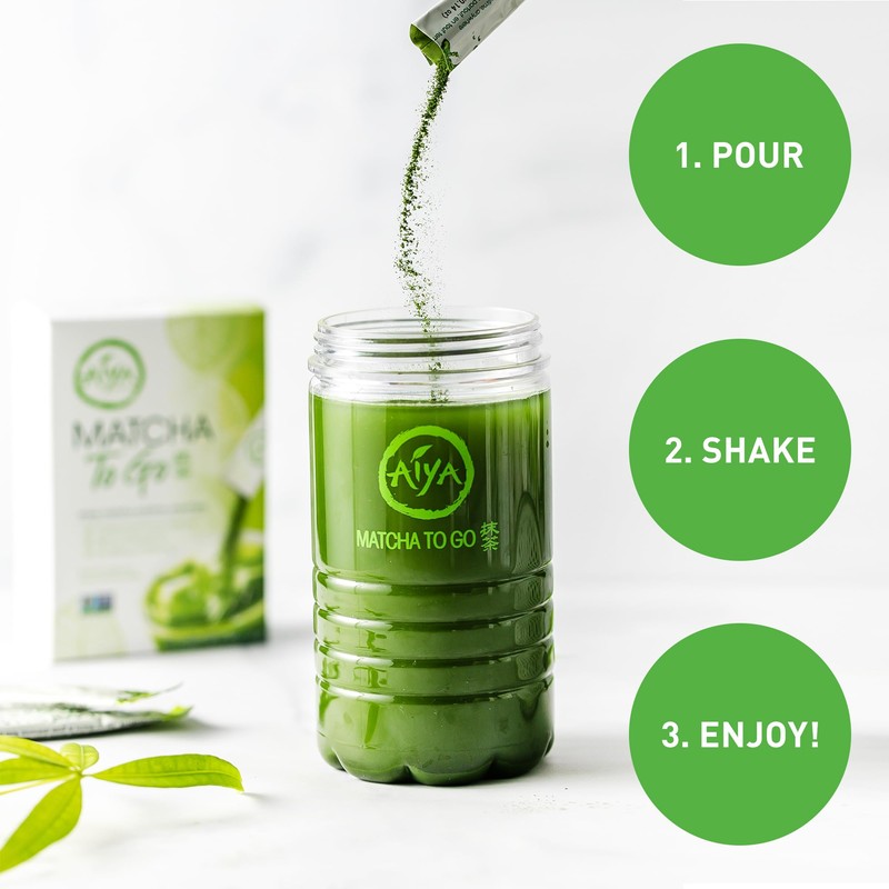 Aiya Matcha To Go Single Serve Packs - Ceremonial Grade