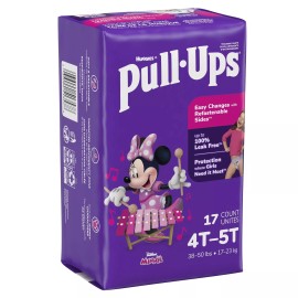 KIMBERLY CLARK CORP Pull-Ups Learning Designs Girls' Training Pants, 4T-5T, 17 Ct Pack(age) of 17