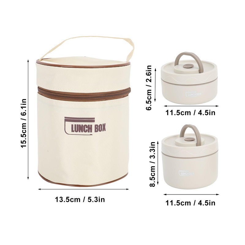 Thermal Box Aldult Lunch Box, Portable Insulated Lunch Container with