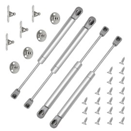 Forhandy Pack of 4 Gas Spring 50N/5 kg Gas Pressure Damper Furniture Soft Close Hinge Gas Spring for Kitchen Cabinet Bookcases