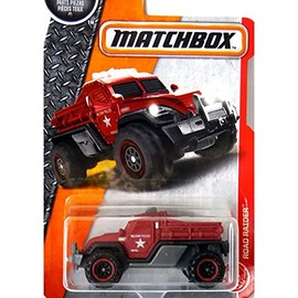 matchbox dark red road raider metal