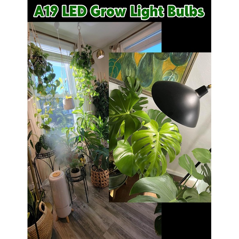 Xyanmc 2 Pack E12 Small Candelabra Base LED Grow Light