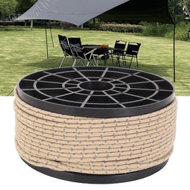 2.5mm Reflective Camping Cord Tent Guyline Rope, 164ft Fluorescent Reflective Guyline Camping Paracord for Camping Tent,Hiking, Backpacking