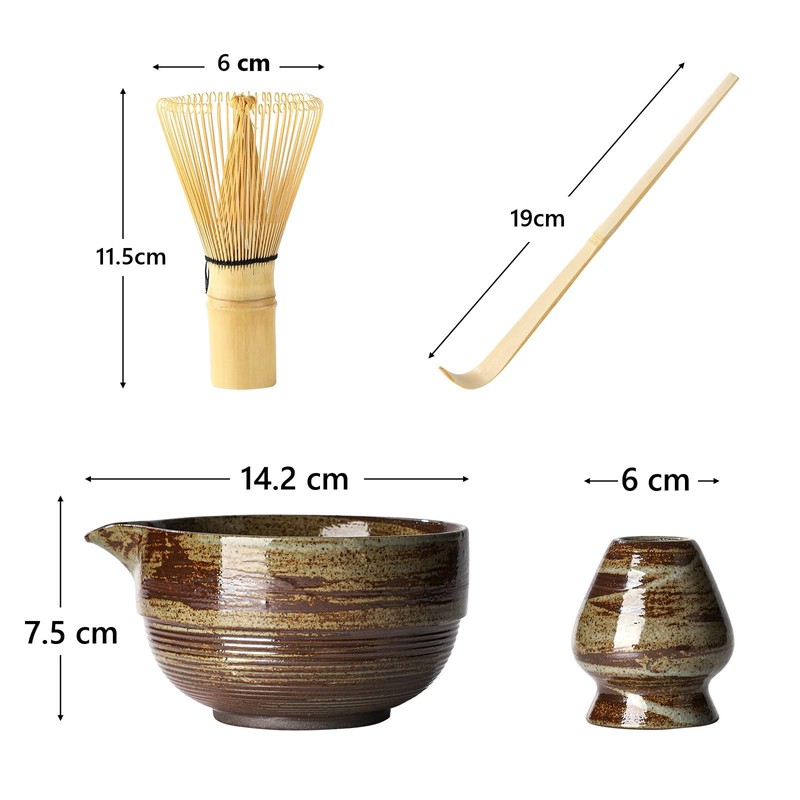 Katakuchi Rice Bowl Set, Dotomae Set, Matcha Utensils, Chawan, Chasen