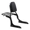 Motorcycle Passenger Sissy Bar Backrest + Luggage Rack for Yamaha
