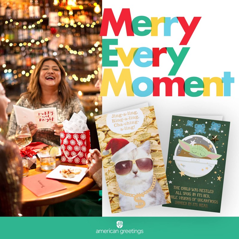 American Greetings Funny Christmas Card for Son, Silly Holiday Greeting