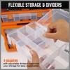 HORUSDY 36-Drawer Durable Screw Organizer, Small Parts Organizer for Hardware,