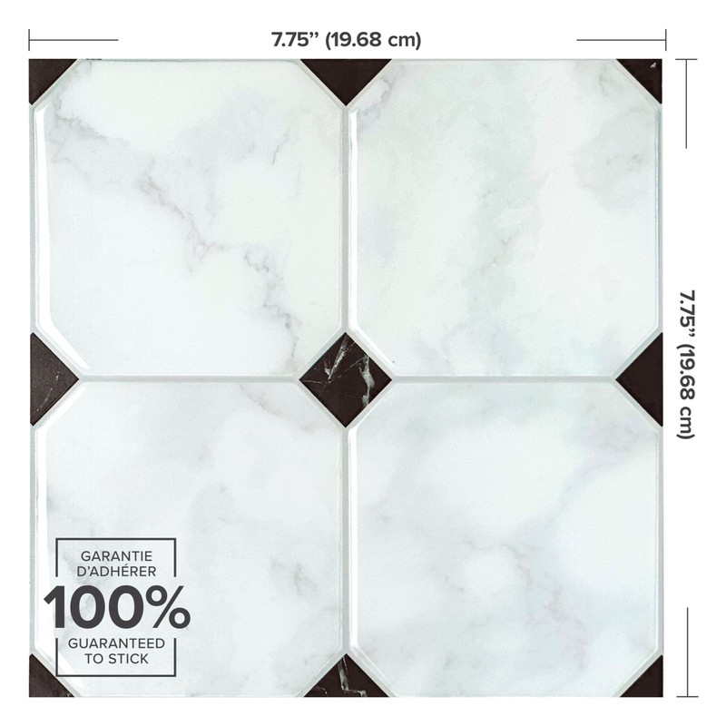 SMART TILES Peel and Stick Backsplash - 5 Sheets of