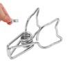 100pcs Cat Binder Clips Cute Cartoon Strong Clamping Force Metal