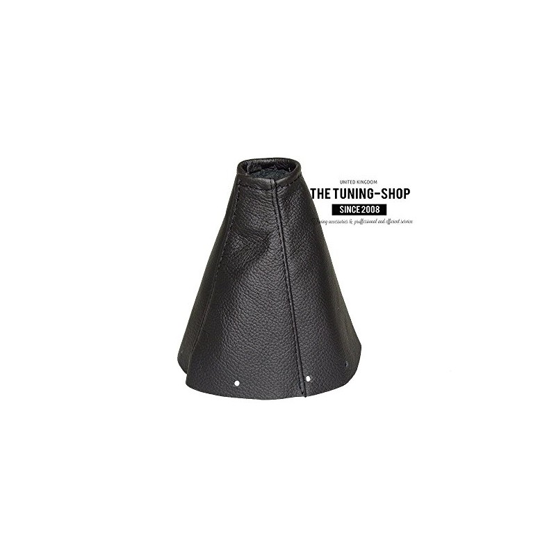 Gear Stick Gaiter Black Genuine Leather