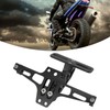 Motorcycle License Plate Bracket CNC Aluminium Alloy Universal Adjustable Motorcycle