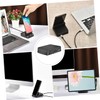 TEHAUX 8-in-1 USB Adapter Phone Stand Multi-Port Data Hub for