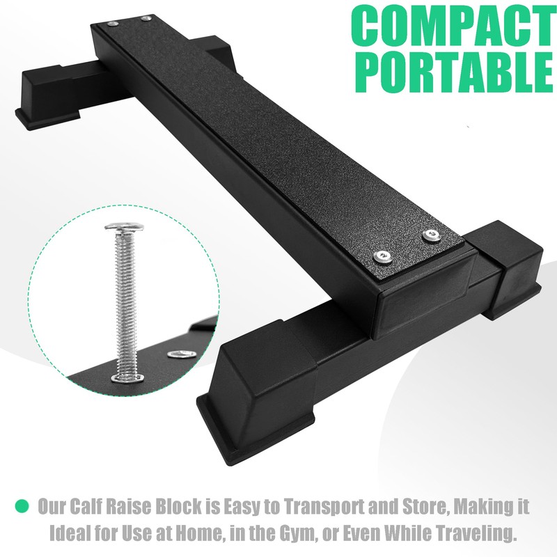 Steel Calf Raise Bar, Standing Calf Raise Platform Machine, Calf