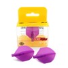 CUESOUL TERO AK4 Purple Dart Flights Shield Shape,Set of 3