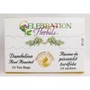 CELEBRATION HERBALS Dandelion Root Roasted Tea Organic 24 Bag, 0.02