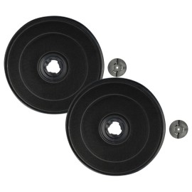vhbw 2x Activated Carbon Filter compatible with Zanussi ZH6024X, ZH720, ZH6024W, ZH790, ZH9020, ZH758, ZH759, ZH9021 Extractor Hood - 2.3 cm
