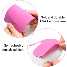 MALLMALL6 20Pcs Mosaic Sticker Art Kits for Kids DIY Mosaic Foam Stickers Art Crafts 3D Puzzle Drawing Stickers Craft Activities Early Learning Games Handmade Art Kit for Preschool Toddlers Boys Girl