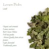 Lemon Balm Organic Loose Leaf - Sweet Lemony - Dried