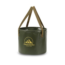 Cozioz Collapsible Bucket with Handle – 2.64 Gallon (10L) Folding Water Container for Camping, Fishing, Travel, & Gardening