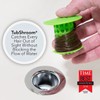 TubShroom Tub Hair Catcher Drain Protector, Fits 1.5"-1.75", Green