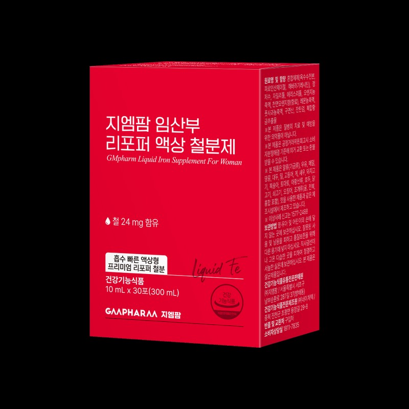 GM Pharm Pregnant Women Lipoper Liquid Iron Supplement 30 packets,