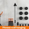 Vertical Barbell Bar Wall Hook, Dumbbell Stand Wall Mount for