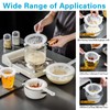 Kitchen Ultra-Fine Nylon Mesh Strainer Food Yogurt Mesh Sieve Plastic