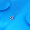LOCIBLO Moon and Star Initial Necklaces for Women 925 Sterling