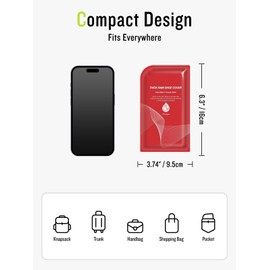 Card Shoe Covers， (Mid-calf transparent style) Pack of 6 Disposable Thicker Boot and Shoe Covers 19 inch Tall Extra Large Resistant Water/Skid Resistant Blue Emergency Clear Shoe Covers.PE Plastic