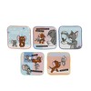 Marushin 4105060900 Mini Towels, Set of 5, Tom and Jerry