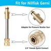 AcbbMNS Adapter for Pressure Washer Gun, to 1/4'' Quick Connect