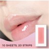Facial Hair Removal Wax Strips for Women, Low Allergenic, Aloe