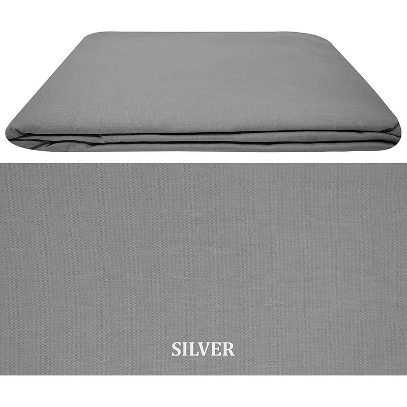 NIYS Luxury Bedding Percale Polycotton Extra Deep Frilled Valance Fitted