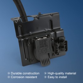 DICMIC 4 & 7 Pin Trailer Tow Wiring Harness Plug Compatible with 1999-2001 Ford F250 F350 Super Duty Replace# ‎YC3Z-13A576-CA