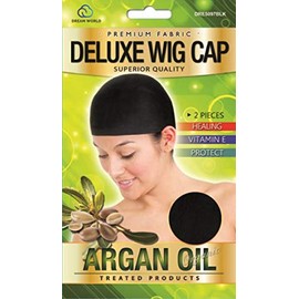 Dream Argan Oil Wig Cap 2Pcs (Pack of 1)