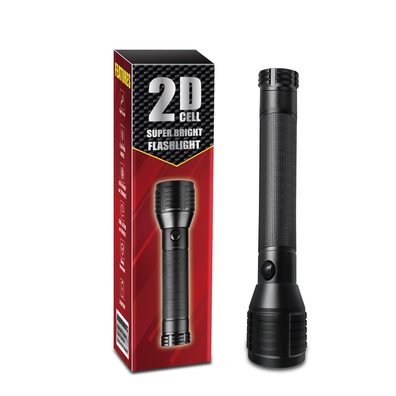 Miuree Heavy-Duty LED D Battery Flashlight (2-D)