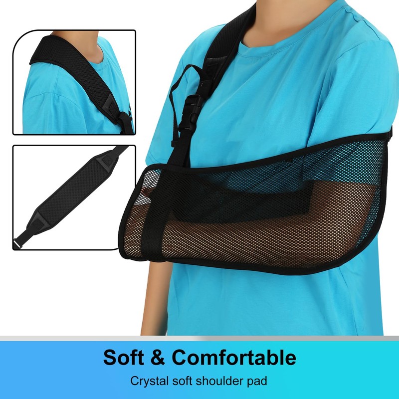 supregear Mesh Fabric Arm Sling Medical Shoulder Brace Adjustable Lightweight