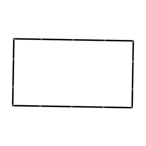 jojofuny Projector Screen Foldable High Definition Crease Screen for Home