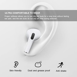 Replacement Ear Tips for AirPods Pro with Noise Reduction Hole, Silicone Earbuds Tips Fit in The Charging Case