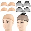 Pack of 8 Breathable Hair Net, Hair Net for Wigs,