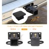 CyanHall 1.25” Black Trailer Hitch Tube Rubber Cover Plug, Fits