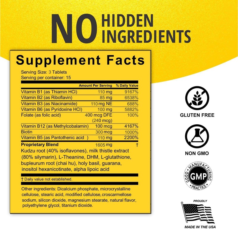 Anti Alcohol Drink Support Supplement - Craving Support,Liver Health,Reduce Alcohol
