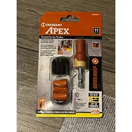 Crescent Apex Impact Driver Bit Set 11pc eSHOCK-GUARD upto 1000v CAEBH2CK-4 NEW!