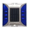 Remarks Japan Solar Light, Road Tack, Flashing, Blue, LED, Charging,