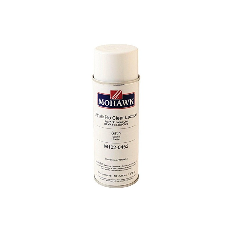 Mohawk M102-0452 Clear Satin Lacquer Spray Consumer Electronics Electronics