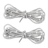 2 Pack Rhinestone Drawstring Replacement Cords, 47.2 Inch Sparkly Hoodie