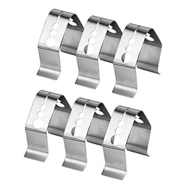 6 Pieces Grill Thermometer Probe Clip Holder for BBQ Smoker，Universal Upgraded Stainless Steel Barbecue Temp Probe Clip