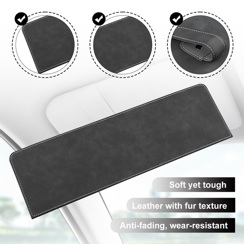 Zpana Sun Visor Extender for Car, Anti-Glare Adjustable Vehicle Visor