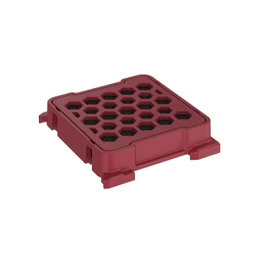 BORA Odour Filter Fridge Cool Activated Carbon Filter, Air Filter, Odour Neutraliser, Against Food Odours, Odour Killer, Red