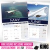 The Calendar King // Concorde - A4 Size 2025 Wall